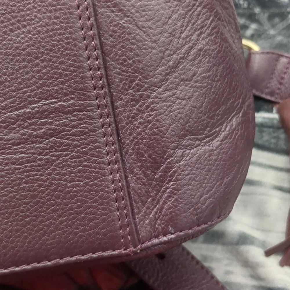 Mercer and Madison burgundy bag